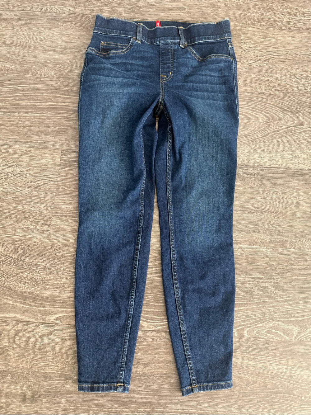 SPANX Dark Blue Skinny Jeans - Slimming Stretch pull on